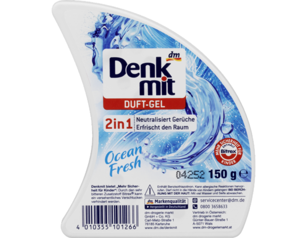 освіжувач повітря 2 у DenkMit Duft-Gel Ocean Freshосвіжувач повітря 2 у DenkMit Duft-Gel Ocean Freshосвіжувач повітря 2 у DenkMit Duft-Gel Ocean Freshосвіжувач повітря 2 у DenkMit Duft-Gel Ocean Fresh