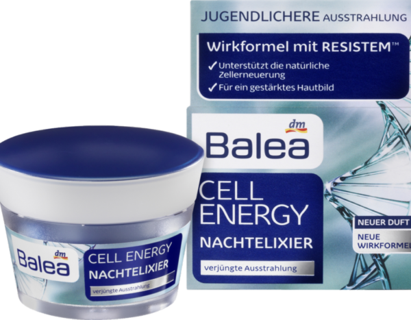 еліксир для шкіри навколо очей та губ Balea Cell Energy Hautzellschutz Nachtelixier