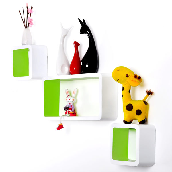 Набір із 3 настінних полиць RG9229 (Білий із зеленим 2)Набір із 3 настінних полиць RG9229 (Білий із зеленим 2)Набір із 3 настінних полиць RG9229 (Білий із зеленим 2)Набір із 3 настінних полиць RG9229 (Білий із зеленим 2)