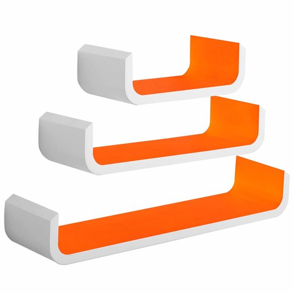 Набір із 3 настінних полиць RG9273 ПомаранчевийНабір із 3 настінних полиць RG9273 ПомаранчевийНабір із 3 настінних полиць RG9273 ПомаранчевийНабір із 3 настінних полиць RG9273 Помаранчевий