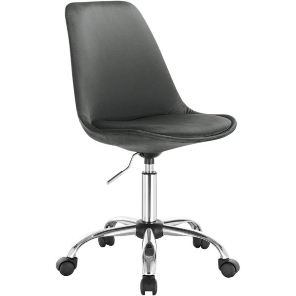 Стілець з оксамиту BS60 (Чорне)