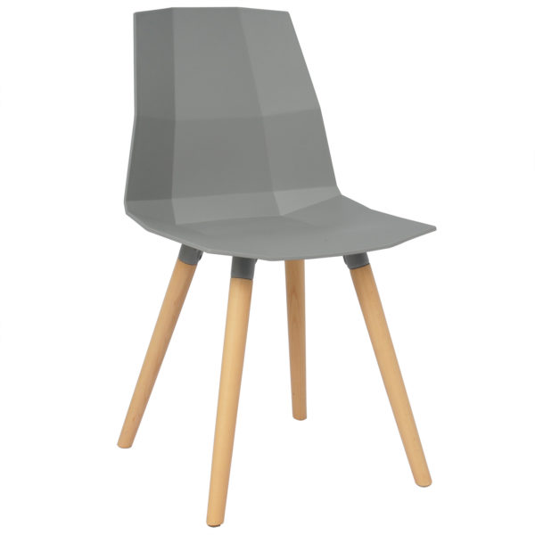 Стулья із пластику BH63 (Сірий)Стулья із пластику BH63 (Сірий)Стулья із пластику BH63 (Сірий)Стулья із пластику BH63 (Сірий)