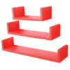 Набір із 3 настінних полиць RG9239 Червоний 2Набір із 3 настінних полиць RG9239 Червоний 2Набір із 3 настінних полиць RG9239 Червоний 2Набір із 3 настінних полиць RG9239 Червоний 2