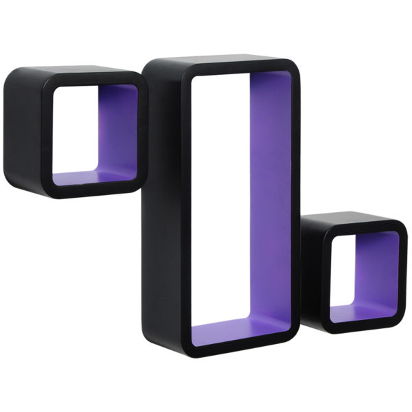 Набір із 3 настінних полиць RG9248 ФіолетовийНабір із 3 настінних полиць RG9248 ФіолетовийНабір із 3 настінних полиць RG9248 ФіолетовийНабір із 3 настінних полиць RG9248 Фіолетовий