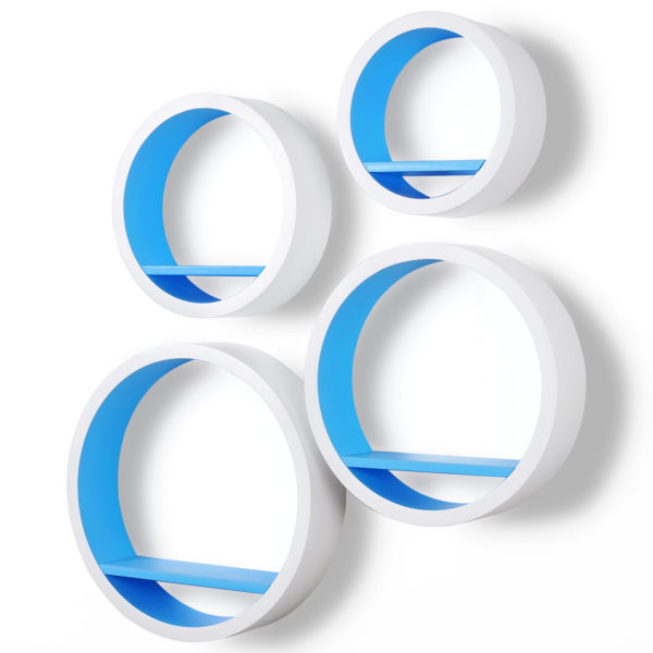 Набір із 4 настінних круглих полиць RG9231 (Блакитний)Набір із 4 настінних круглих полиць RG9231 (Блакитний)Набір із 4 настінних круглих полиць RG9231 (Блакитний)Набір із 4 настінних круглих полиць RG9231 (Блакитний)