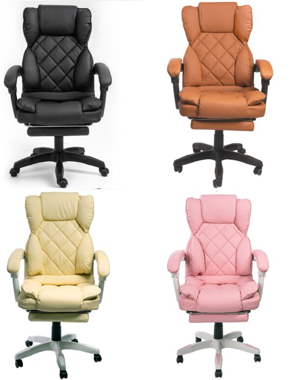 Офісне крісло для керівника з підставкою для ніг Сучасний дизайн еко-шкіра до 120кг ts-bs06