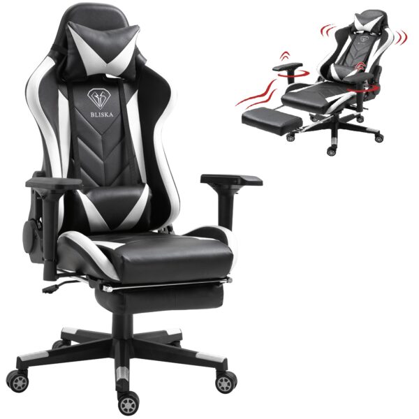 Геймерське крісло ігрове з підставкою для ніг, до 120кг навантаження з Німеччини ts-bs5903Геймерське крісло ігрове з підставкою для ніг, до 120кг навантаження з Німеччини ts-bs5903 білийГеймерське крісло ігрове з підставкою для ніг, до 120кг навантаження з Німеччини ts-bs5903 білийГеймерське крісло ігрове з підставкою для ніг, до 120кг навантаження з Німеччини ts-bs5903 білий