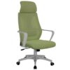 Крісло офісне комп'ютерне ергономічне Trisens TR895 сіро-зелене Німеччина